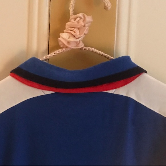 TOMMY HILFIGER | Men's Polo Shirt Blue Red White Size XLarge - Picture 6 of 6
